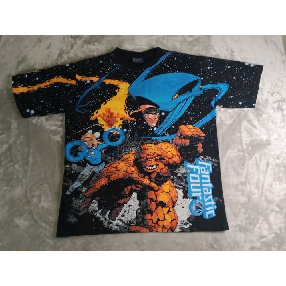 Phantom Kai Limited Edition Fantastic Four T-Shirt AOP Mens Large 23W x 28L